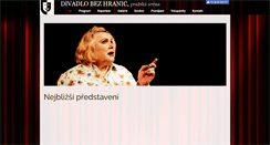 Desktop Screenshot of divadlobezhranic.cz